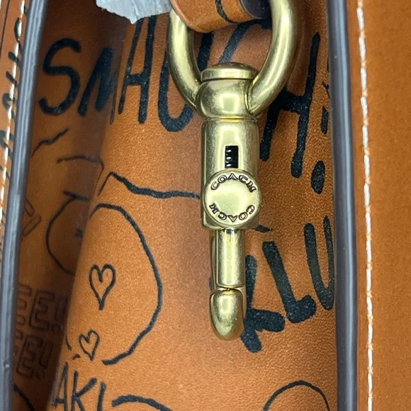 Coach X Peanuts Rogue Bag With Newspaper Print - Picture 12 of 16